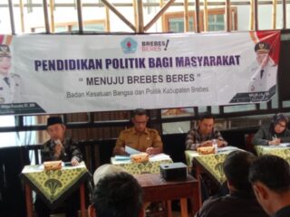 Kesbangpol Brebes Gelar Pendidikan Politik, Arifin Tegaskan Pentingnya Bela Negara