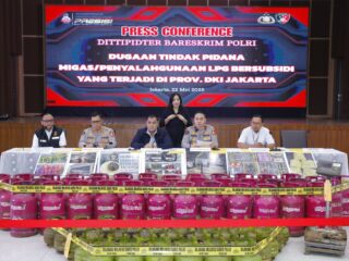 Sindikat Pengoplosan Gas di Jakarta Diungkap Polri, Rugikan Negara Lebih dari Rp14 Miliar