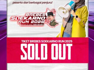 Tiket Sold Out, Soekarno Run 2025 Jadi Event Lari Paling Dinanti Warga Brebes